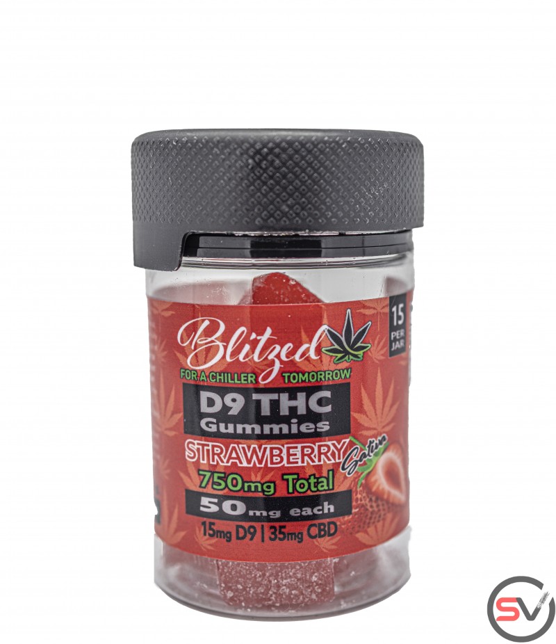 BLITZED D9 THC 15 PIECE 750MG